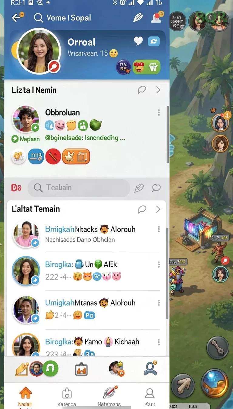 Cuplikan layar 8ZL — halaman utama